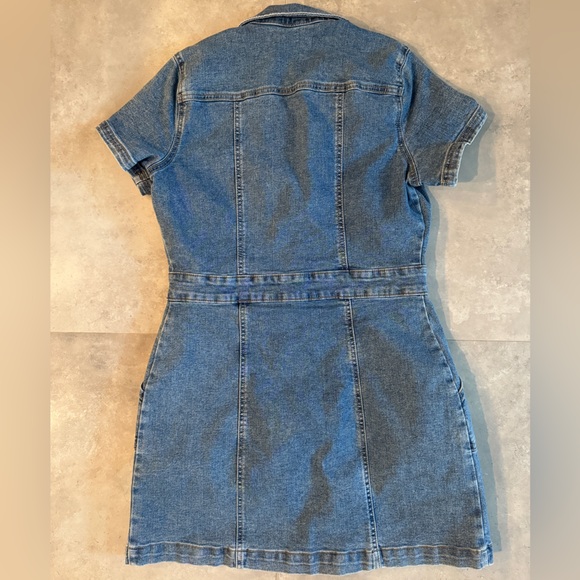 Rewash Denim Mini Dress | M - Picture 5 of 5